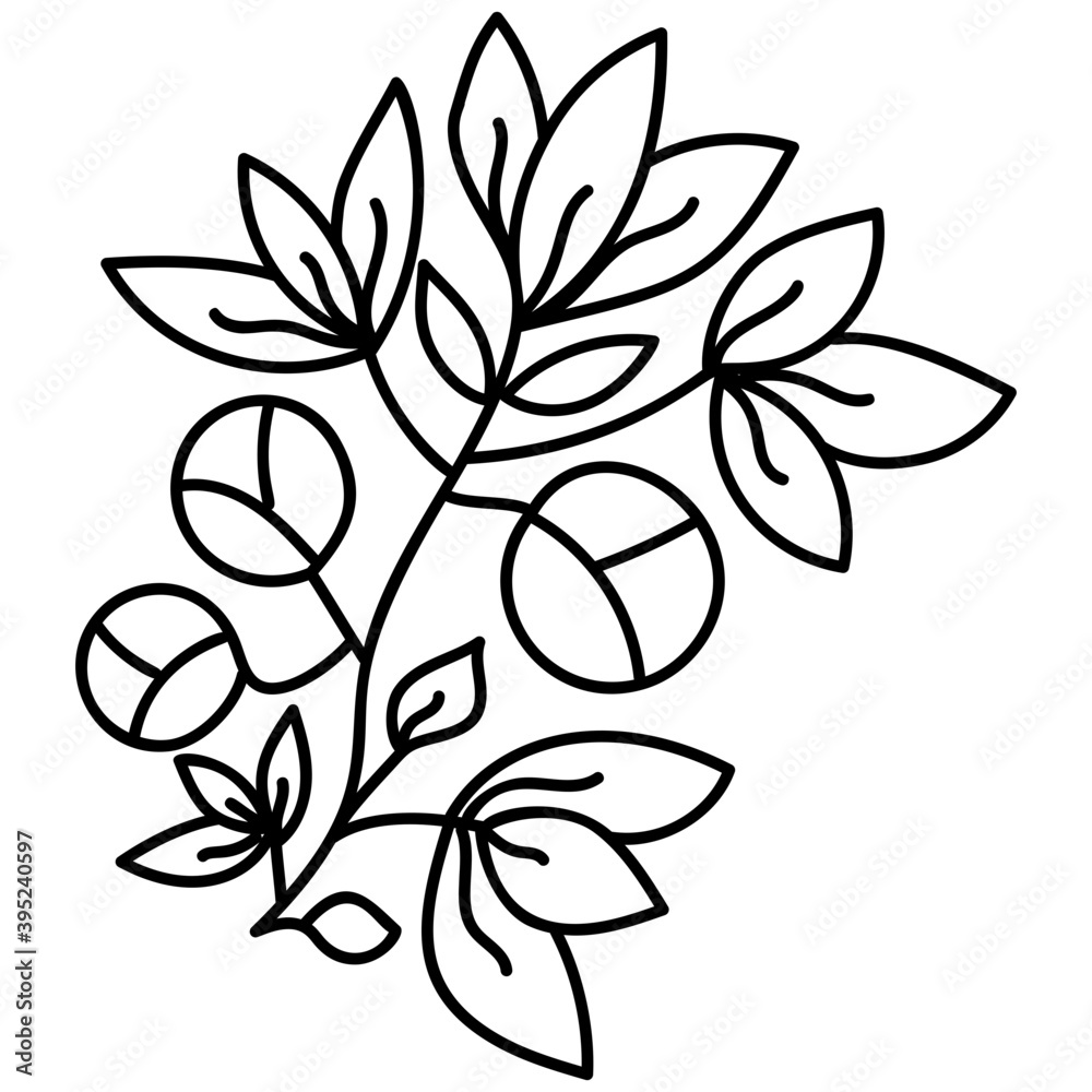 Poster flower design element