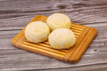 Raw potato zrazy for cooking