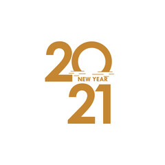 Happy New Years 2021 Celebration Vector Template Design Illustration