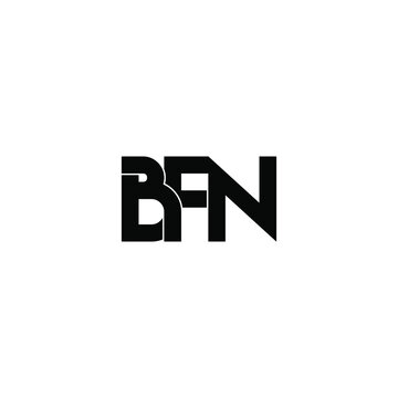 bfn letter original monogram logo design
