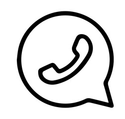 Silhouette of communication over white background