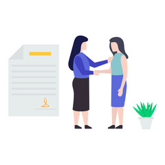 Business Deal Vector 