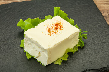 Greek traditional soft feta cheese