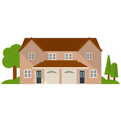 Residential Building Vector 
