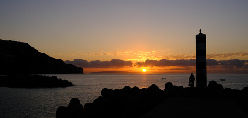 Sunrise in Funchal, Madeira Island, Portugal