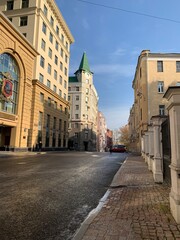 street in the town