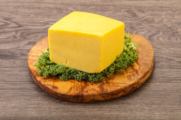 Yellow tilsiter cheese dairy product
