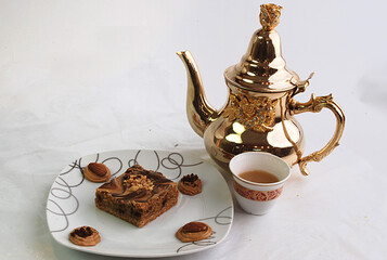 coffee cup and coffee beans