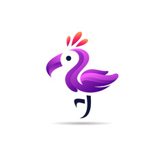 flamingo icon logo