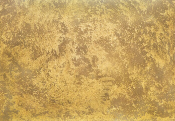 Fototapeta na wymiar Large golden ceramic tile. Background with space for text