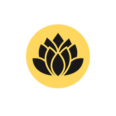 Vector lotus icon