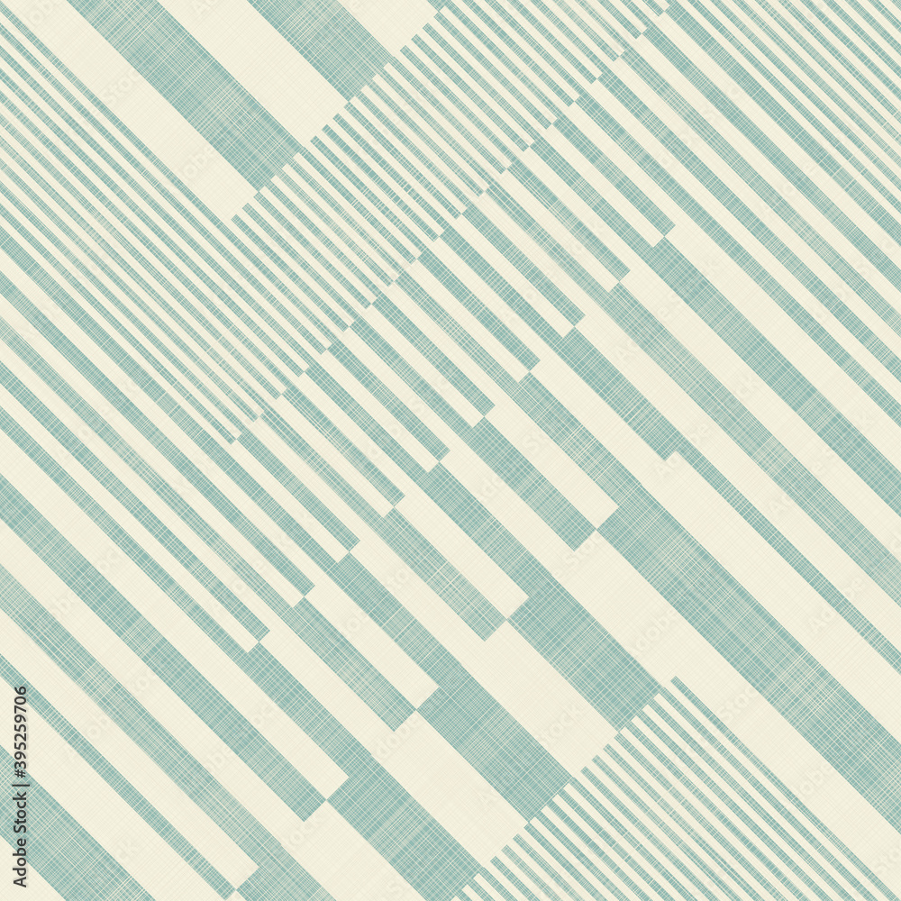 Aufkleber Abstract seamless striped geometric pattern on texture background in retro colors. Creative vector pattern for ceramic tile, wallpaper, linoleum, textile, web page background.