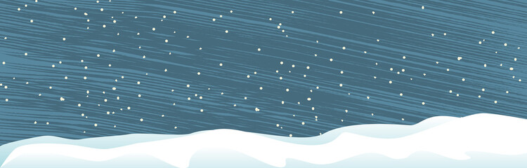 snow, wind, star, winter, texture background, web banners design, sky, web header, footer, flier, blue, frame, copy space, vector illustration, graphic, landscape,