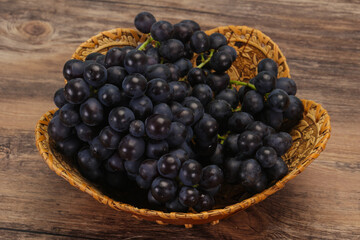 Fresh ripe sweet red grape