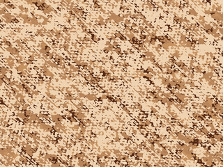 Desert camouflage texture background, vector illustration