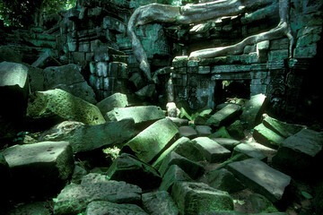 Obraz premium CAMBODIA SIEM REAP ANGKOR TA PROHM TEMPLE