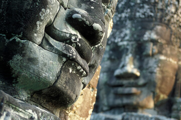CAMBODIA SIEM REAP ANGKOR THOM BAYON TEMPLE