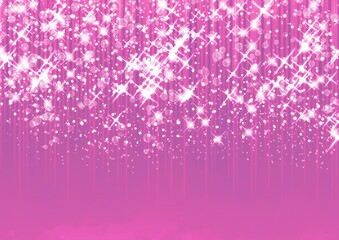 Fototapeta na wymiar 輝く光と線からなるピンクの抽象的な背景イメージ