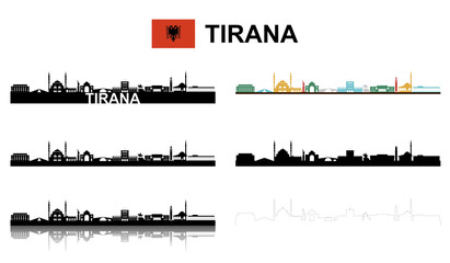 Tirana Albanien, großes Set