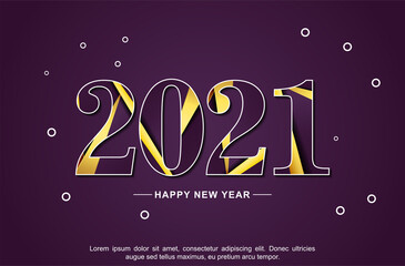 new year 2021 abstract background design