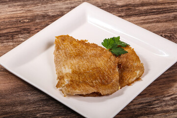 Roasted delicous seafood - stingray wings