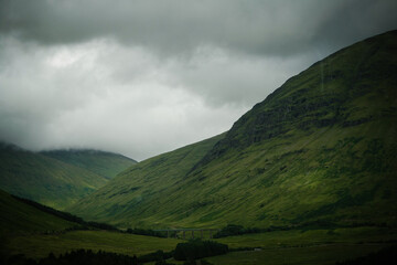Fototapeta na wymiar The Highlands Scotland Mountains Landscape view