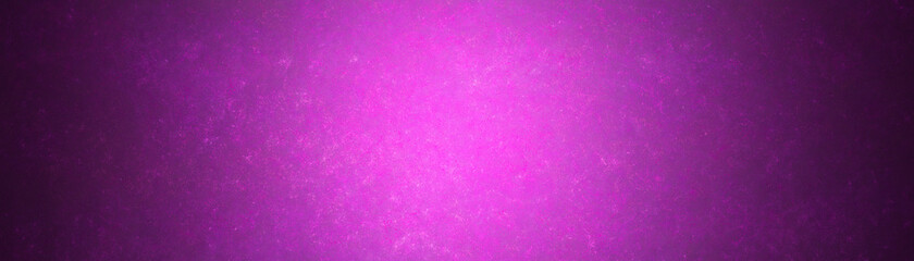 Abstract watercolor illustration of a purple background illuminated in the center. The format of the banner view.