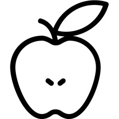 
Apple Flat Vector Icon
