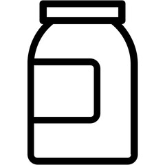 
Jar Flat Vector Icon
