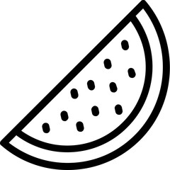 
Watermelon Flat Vector Icon
