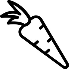
Carrot Flat Vector Icon
