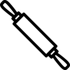 
Rolling Pin Flat Vector Icon
