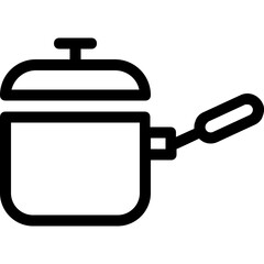
Cooking Pot Flat Vector Icon
