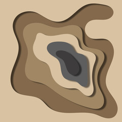 abstract brown background in paper style