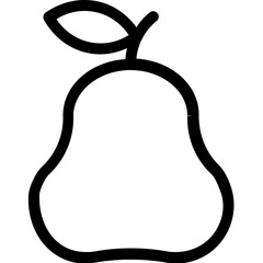 
Pear Flat Vector Icon
