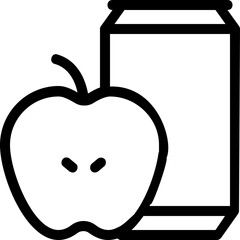 
Apple Flat Vector Icon
