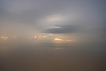 Fototapeta premium soft focus sunset scape at the beach