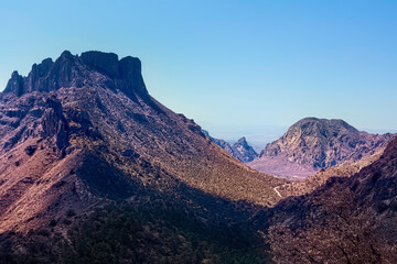 Mountains and valleys, Big Bend National Park, USA