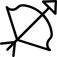 

Love Target Vector Line Icon
