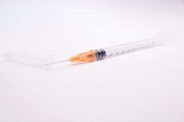 Fototapeta premium Syringes on the table