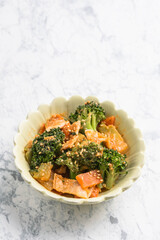 ブロッコリーの胡麻みそ和え