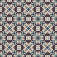 Geometric seamless pattern, ornament, abstract colorful background, vector modern design texture.