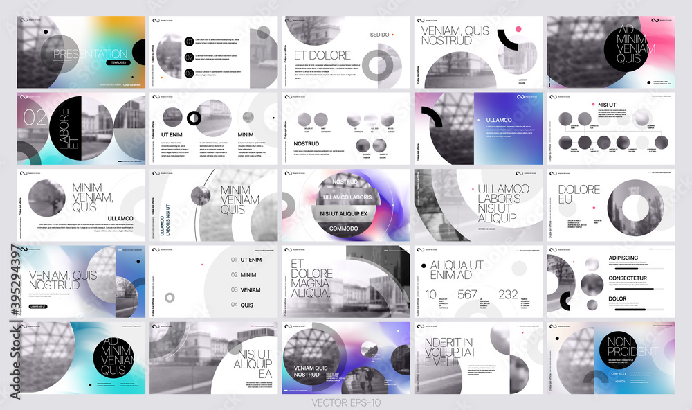 Wall mural graphic design project proposal presentation. infographic slide template. for use in presentation, f