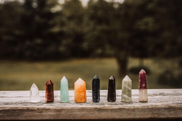 crystal points outdoors natural crystal healing