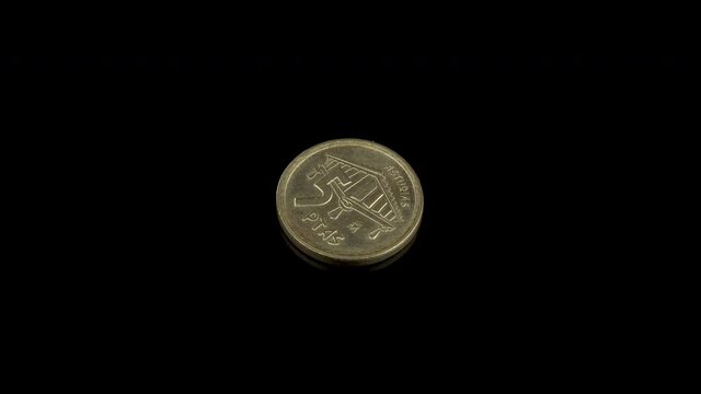Spanish 5 ptas coin from Asturias of the year 1995