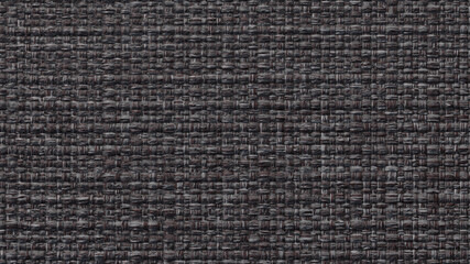 Black texture background of yoga Mat or camping Mat, textile background with weaving close. 3D-rendering