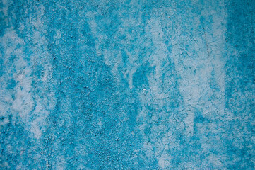 Fototapeta na wymiar Background - grain texture blue paint wall. Beautiful abstract grunge decorative blue wallpaper.