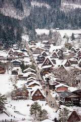 Shirakawago, Japan Winter Village