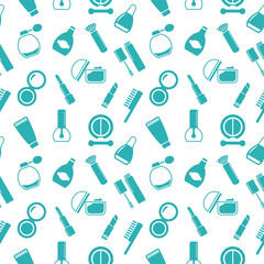 Seamless texture, pattern, abstract background, wallpaper, cosmetics icons
