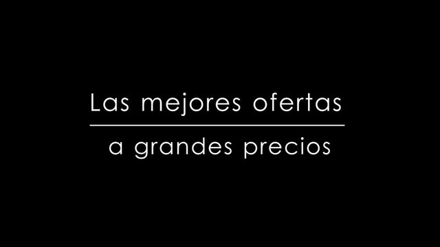 Black friday video in a minimal style to get more sales. Motion graphic - Spanish version